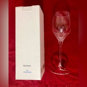 Vera Wang Wedgwood Crystal Wine Glass